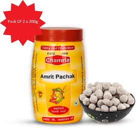 Chamria Amrit Pachak  Digestive Candy with Natural Herbs Constipation  Acidity Relief Mouth Freshener 200g(Pack of 2)