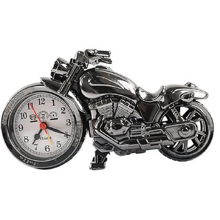 BIYANKA Motorcycle Alarm Clock, Motor Table Clock for Home Dcor - Pack of 1