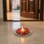 Tiny Shiny Decorative Home Decoration Flower Diya  Metal Diya for Puja Room  Home Dcor,Magenta