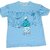 Kid's Stylish Graphic T-Shirt Blue - Playful, Comfortable  Trendy Design