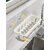Plastic Two-Tone Hanging Drain Rack  Retractable Sink Storage Tray with Drying Basket  Sponge Holder  Organizer