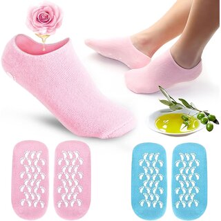 Moisturizing Socks Spa Quality Gel, Repair Dry Cracked Skins For Foot Gloves,Pain Relief Socks Women,Leg Crack Socks,Eli