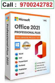 Office Professional Plus 2021 (Instant Email Delivery) Genuine Licnese Key  Lifetime Validity. Call  9700242782