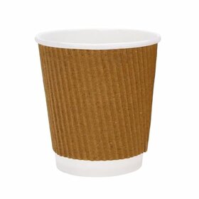 200 ml Double Wall Ripple Paper Cups  Pack of 25