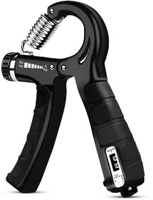 Hand Grip Strengthener with Intelligent Counter, Adjustable Grip Strength Trainer Resistance 10-60 kg, Non Slip Hand Gri