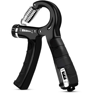 Hand Grip Strengthener with Intelligent Counter, Adjustable Grip Strength Trainer Resistance 10-60 kg, Non Slip Hand Gri
