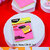Sticky Notes 3x3, 6 Color Bright Colorful Sticky Pads, 100 Sheets/Pad, Self-Sticky - Multicolours - Pack of 2