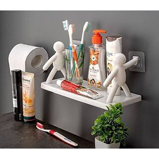 (Pack of 50) Cartoon Bathroom Self-Adhesive Wall Sticker  Multipurpose No-Drill Wall Mount for Bathroom & Home