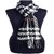 Antiqworld Checkered Winter Woolen Muffler For Men's & Women's (Black)