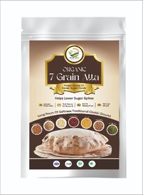 Simply Jaivik 7 Grain Atta  The Perfect Blend of Taste, Texture  Nutrition with Seven Power-Packed Grains (2kg)