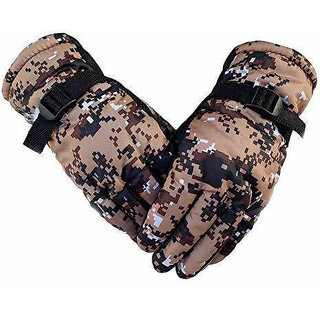 Printed Winter Men Gloves (Assorted Colors)