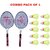 Rajson Youth Double Rod Badminton Racquet Pair With 10 Shuttles Badminton Kit
