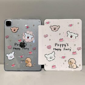 3-in-1 Stand Case for iPad Pro/Air 11 Inch - Full Protective Cover with Auto Sleep/Wake (Cat Gift Sw, 2022/2021/2020 Pro 11-inch)