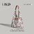 Floral Print Canvas Tote Bag - Stylish Shoulder & Crossbody Bag for Women, Large Capacity Boho Handbag (Off-white)