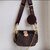 Stylish Mahjong Pattern Tote Bag | 3-in-1 Convertible Crossbody with Chain Strap & Shoulder Bag (Monogram with Brown, 23-12-5cm)
