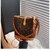 Stylish Monogram Tote Bucket Bag for Women - Spacious Crossbody & Shoulder Bag for Commute ((Versatile) Coffee Large, Large)