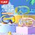 Kids Swimming Goggles Anti-Fog Leak-Proof Wide View, Swim Mask & Cap Set for Boys and Girls (Amber Yellow Clear)