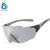 Frameless Sports Sunglasses with Nose Guard | Polarized Cycling Glasses for Men & Women (XQ552 Black Sand/Gray Polarized Gray)