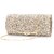 Sparkle & Shine: Metallic Crinkle Clutch for Evening Parties & Formal Events (Silver)