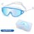 Premium Anti-Fog Swimming Goggles with Wide Lens, Adjustable Seal & HD Clarity (Pink Transparent Lens + Glasses Case)