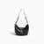 Hand-Stitched Grain Leather Shoulder Bag, Chic & Spacious Underarm Hobo Purse, Modern Dumpling Crossbody Bag for Women (Gray, Bottom length 24 xThickness 10 xHeight 20cm)