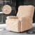 Lazyboy Style Recliner Sofa Cover - Stretchable, Water-Resistant Corn Fleece Slipcover (03# Khaki, Waterproof Corn Fleece Four-Seater)