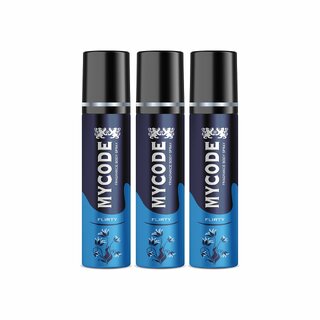 Forever Bliss mycode Flirty Long Lasting Freshness Deodorant Perfume Body Spray For Men and women ( 60ml3)