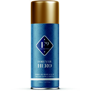 F9 Forever Hero Long Lasting Freshness Deodorant Perfume Body Spray For Men and women 150ml