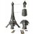BIYANKA Antique Finish 3D Metal Paris Eiffel Tower Metal Showpiece for Home Office