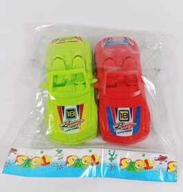 Frictionless Pull Car Kids Toys Set of 2