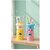 (Pack of 1) Cute Cartoon Toothbrush Holder for Kids | Wall Mounted Bathroom Organizer | Suction Cup Toothbrush Stand | Durable Plastic Holder for Brush RazorPaste | Cool Boy/Luck Girl Design