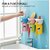 (Pack of 1) Cute Cartoon Toothbrush Holder for Kids | Wall Mounted Bathroom Organizer | Suction Cup Toothbrush Stand | Durable Plastic Holder for Brush RazorPaste | Cool Boy/Luck Girl Design