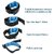 Anti Loss Wristband Child Safety Belt With Lock Child Safety Wristband|Multicolor1 Count