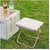 FoldinG Stool Chair Camping Stool Portable Folding Stool with Carry BagUltra-Light Portable Folding ChairOutdoor Folding ChairFolding Stool for TentTravelingHikingCamping StooL (Khakhi)
