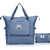 Lightweight Waterproof Large Capacity Folding Travel Duffel Bags Small Travel Bag  - Medium(Blue)
