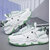 DND Shoes | Letest Mens Fashionable Trending Shoes Green | Boys Trending Shoes For Party Wear (White)