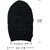 Fashlook Woolen Black Casual Winter Cap