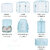 7 Pcs Foldable Luggage and Laundry Bag Pouch Waterproof Travel Toiletry Organizer Garment Storage Bag Portable Packing C