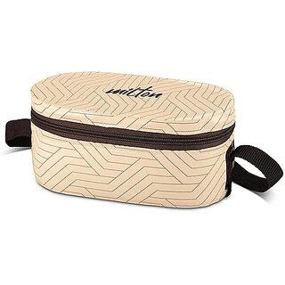 MILTON Executive Lunch Box (2 SS Container, 1 Microwave Safe Container), Beidge 3 Containers Lunch Box (1010 ml)