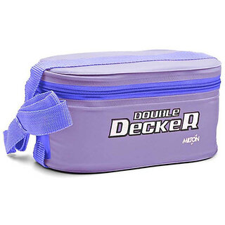MILTON Double Decker Insulated 3 Containers Lunch Box(950 ml, Thermoware)