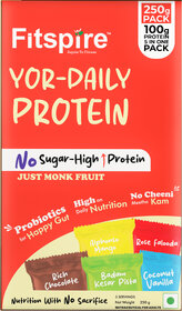 Fitspire Assorted Pack YOR Daily Protein Sachets (5  50g)  Each Sachet Provides 20g High-quality Protein