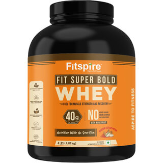 Fitspire Fit Super Bold Badam Kesar Pista Protein Powder 4 lbs  40 g Protein Providing Complete Amino Acid Profile