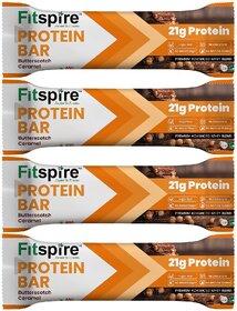 Fitspire Protein Bar Buterscotch 60G Pack Of 4