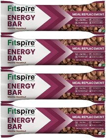 Fitspire Mocha Hazelnut Energy bar Pack of 4 Each 35G