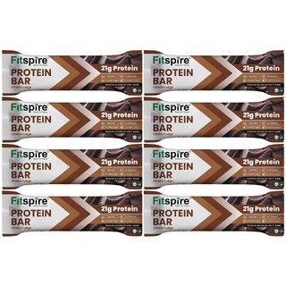 Fitspire Protein Bar Choco Fudge-60G Pack Of 8