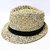 Classic Fedora Hat - Khaki Cowboy Straw Western Traditional Style  Formal Wear Beach Traveling Picnic Stage Khaki color