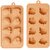 8-Cavity Silicone Baking Mold  Pack of 1  Multi Animal Shape Lion Butterfly Frog Muffin  Cupcake Trays