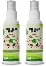 Safe Plant Spray Natural Pesticide for Plants Home garden with Nutrients  Controls Mealybugs, Fungal Attacks Pack of 2