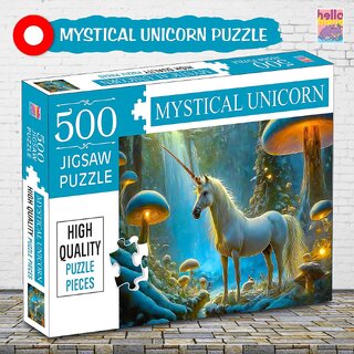 Mystical Unicorn Puzzles 500-Piece for Kids and Childrens  Ages 9+