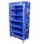 BIYANKA Little One's  6 Shelf Baby Foldable Wardrobe  Aquatic Blue (Made In India) - Fabric